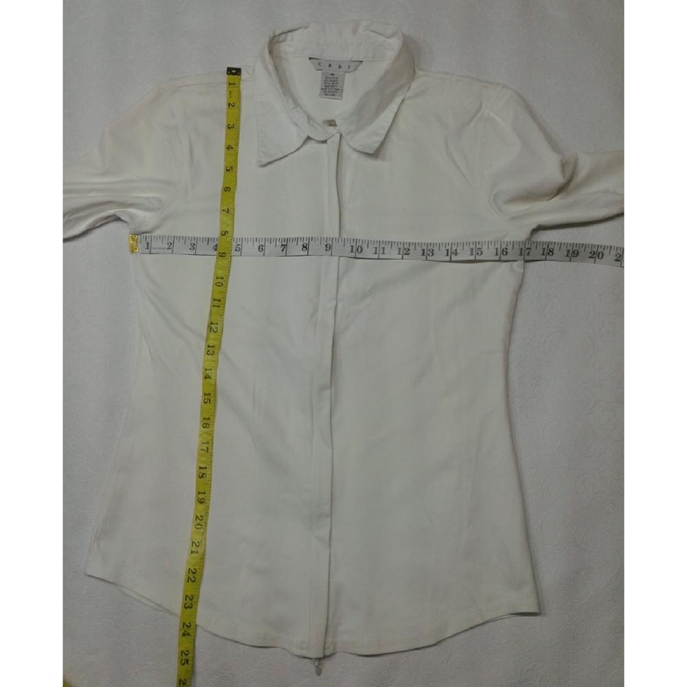 Cabi full zip lightweight sweatshirt style 178 SZM - Picture 7 of 8